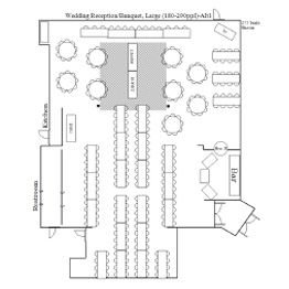 Wedding Reception/Banquet Floor Plan 1