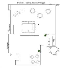 Business Meeting Small Floor Plan 