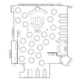 Wedding Reception/Banquet Floor Plan 2