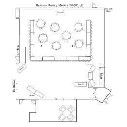 Business Meeting Medium Floor Plan